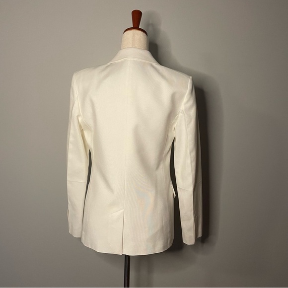 Helmut Lang white blazer with one button - size 6 - Picture 3 of 4